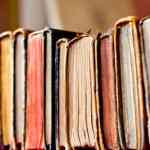 old books row background