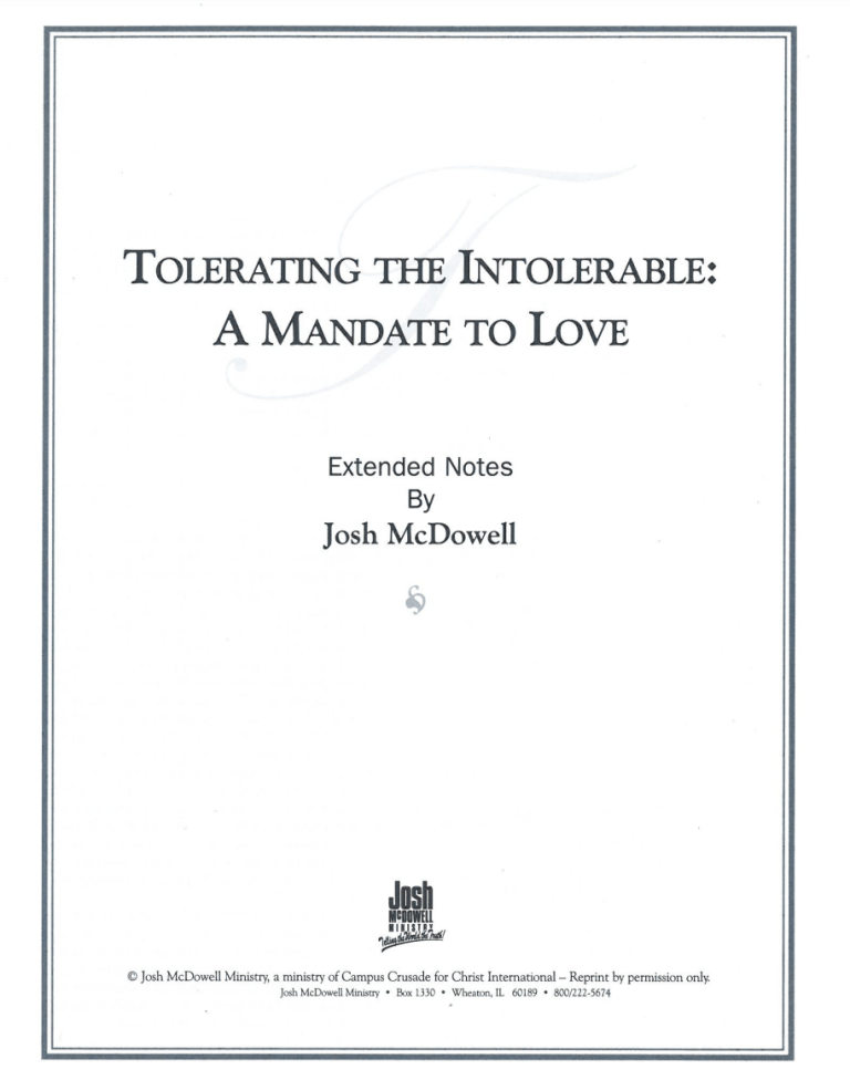 Tolerating-the-Intolerable